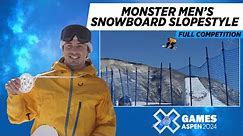 Monster Energy Men’s Snowboard Slopestyle: FULL COMPETITION | X Games Aspen 2024