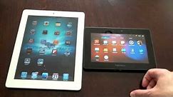 iPad 2 vs. BlackBerry Playbook