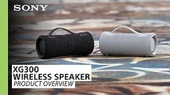 SONY | XG300 Portable Bluetooth® Wireless Speakers – Product Overview
