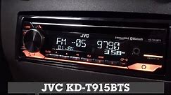 JVC KD-T915BTS Display and Controls Demo | Crutchfield Video