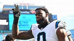 Brian Burns added to Panthers injury report with elbow injury