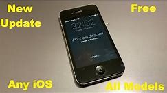 1000% Possible iCloud Unlock ''iPhone is Disabled'' Unlock iCloud Activation Lock WithOut Wifi