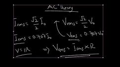 The Complete Alternating Current theory tutorial (Full AC theory tutorials)