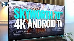 ANLAKI!!! Skyworth 70 inch 4K Android TV Review (70SUD6600) - Specs, Features, Price & PROMO