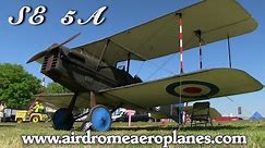 SE 5A, Airdrome Aeroplanes SE5A WWI replica fighter experimental aircraft kit