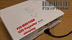 Sanyo PLC-WXU700A LCD Video Projector Cleaning