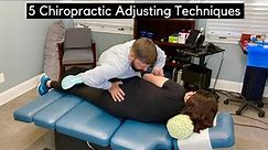5 Chiropractic Adjusting Techniques