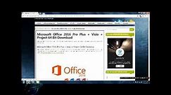 How to install Microsoft Office 2016 Pro 64bit FREE!