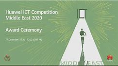 Huawei ICT Competition Middle East 2020 Award Ceremony