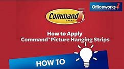 How To Apply Command Picture Hanging Strips