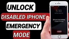 How To Unlock Any iPhone Disabled Without Computer And Bypass | iPhone Disabled Connect to iTunes |