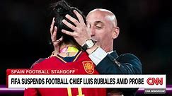Spanish soccer chief hit with suspension, more backlash after World Cup kiss