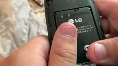 How to put battery in lg flip phone