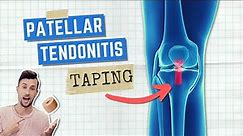 Patellar Tendonitis Taping | For Better Knee Pain & Function [Jumper's Knee + Patellar Tendinopathy]