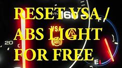 (BEST METHOD) Acura & Honda - How to Reset ABS Light VSA Light FREE