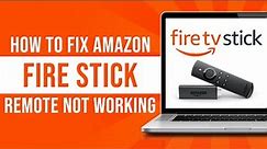 How to Fix Remote Not Working on Amazon Fire Stick 4k Max (Tutorial)