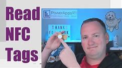 PowerApps Read NFC Tag to manage inventory