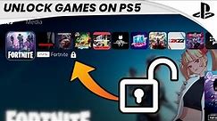 How to UNLOCK Games on PS5 (EASY) (2022) | SCG