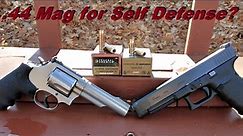 Oldschool .44 Magnum Self Defense Load? Federal Hydrashok .44 Mag 240 gr JHP VS .45 ACP 230 gr JHP