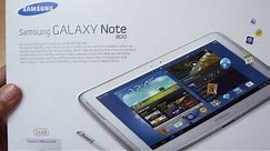 Galaxy Note 10.1 Tablet Unboxing & first boot