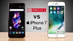 OnePlus 5 vs iPhone 7 Plus - Champion Defeated? Speedtest Comparison