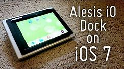 Alesis iO Dock working with iPad 3rd Gen on iOS7