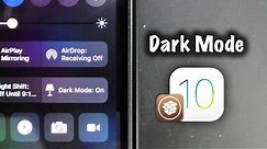 Get Dark Mode on iOS 10 | Cydia Setup