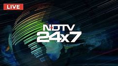 NDTV 24x7 Live TV: Mahakaleswar Temple Fire | AAP Protest | Israel Gaza War | Bharat Narah
