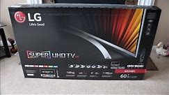 LG SUHD 4K HDR Smart LED TV 60" Unboxing and Review In Under 5 Minutes