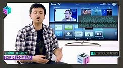 Cómo conectar nuestras redes a un Smart TV Philips - video Dailymotion