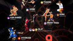 9 Traditional Martial Arts in Southeast Asia!🔥