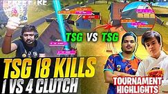 16 KILLS IN TOURNAMENT by TSG ARMY | 1V4 CLUTCH | TSG VS TSG | ROCKY AND RDX