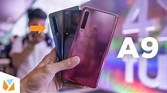 Samsung Galaxy A9 2018 Hands-on Review - World's first Quad Camera Smartphone