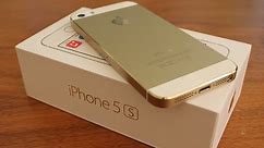 Gold iPhone 5s Unboxing and Setup (HD)