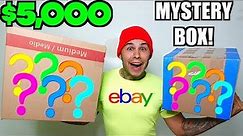 $5,000 Mystery Box From EBAY!!! (You Won't Believe What's Inside!!!!????)