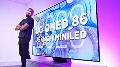 NEW LG 75-inch QNED MiniLED 86 TV 2023 - Unboxing & Impressions