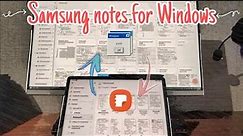 Samsung notes para Windows