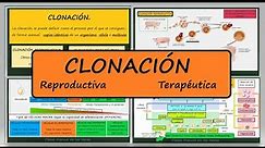 Clonación Reproductiva y Terapéutica. Tipos de Células Madre. Biotecnología. Biología.