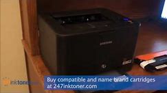 How to change the Samsung CLP-325W toner cartridges by 247inktoner.com