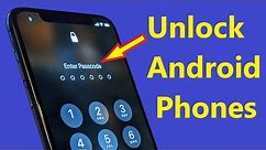 How to Unlock Android Phones When Forgot Password!! - Howtosolveit