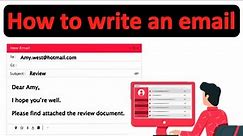 How to write an EMAIL in English 📧 Learn with Examples