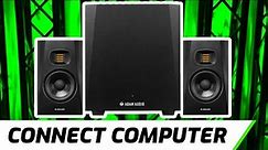 4 Ways To Connect Your Computer (PC or Mac) To Subwoofer & Speakers