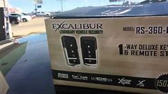 Excalibur 360+ remote start/keyless entry