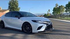 2019 Toyota Camry XSE @mtxse26 2018 2020 STANCE WHEELS EIBACH LOWERED SFACTOR KIT