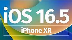 How to Update iPhone XR to iOS 16.5