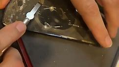 iPhone X back Glas replace .