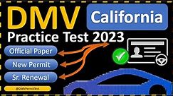 California DMV Written Test 2023 35 Real MCQs for Practice Test