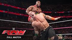 FULL MATCH - John Cena vs. Big E - United States Title Match: Raw, October 5, 2015