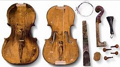 Broken 1840s Violin Restoration