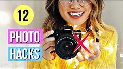 12 Photography Hacks EVERYONE Must Know!